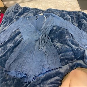 Blue romper